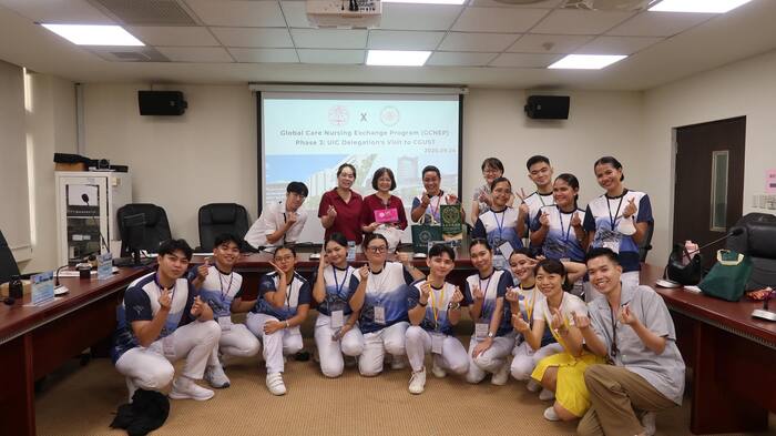 Global Care Nursing Exchange 114/09/25 Program (GCNEP) between CGUST and UIC